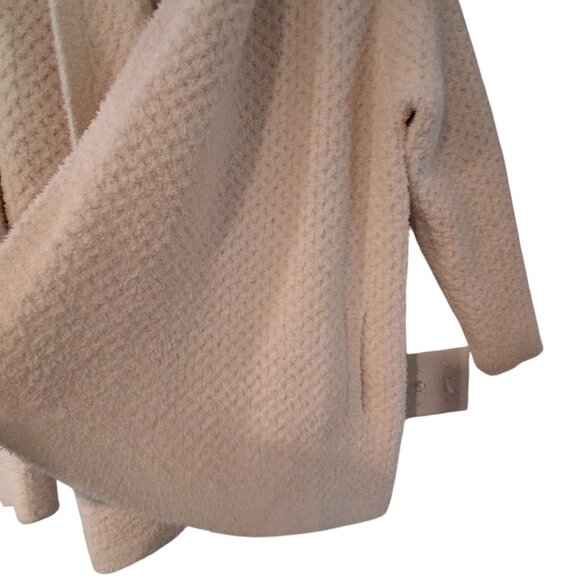 Barefoot Dreams cozy chic knit honeycomb shawl cardigan womens XL cream - Picture 2 of 4